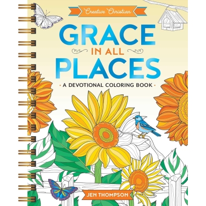 Grace in All Places: A Devotional Coloring Book